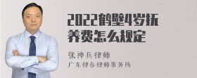 2022鹤壁4岁抚养费怎么规定