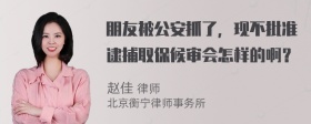 朋友被公安抓了，现不批准逮捕取保候审会怎样的啊？