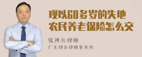 现以60多岁的失地农民养老保险怎么交