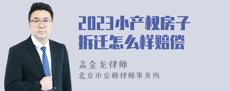 2023小产权房子拆迁怎么样赔偿