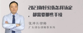 2023你好公伤怎样认定，都需要那些手续