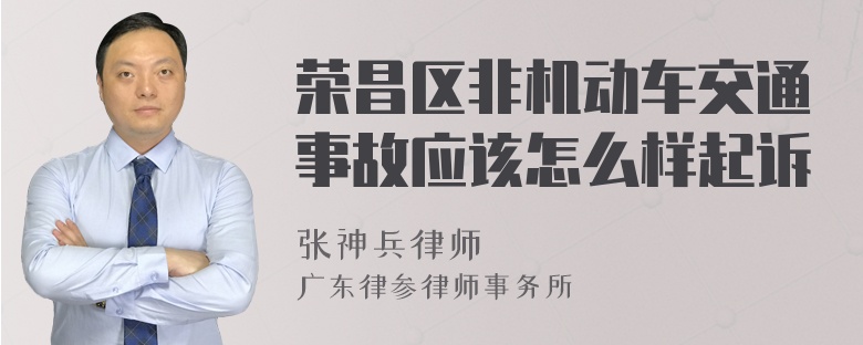 荣昌区非机动车交通事故应该怎么样起诉