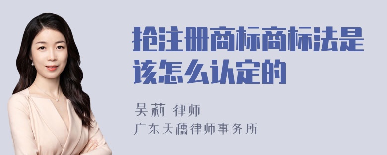 抢注册商标商标法是该怎么认定的