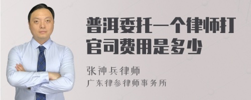 普洱委托一个律师打官司费用是多少