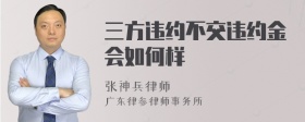 三方违约不交违约金会如何样