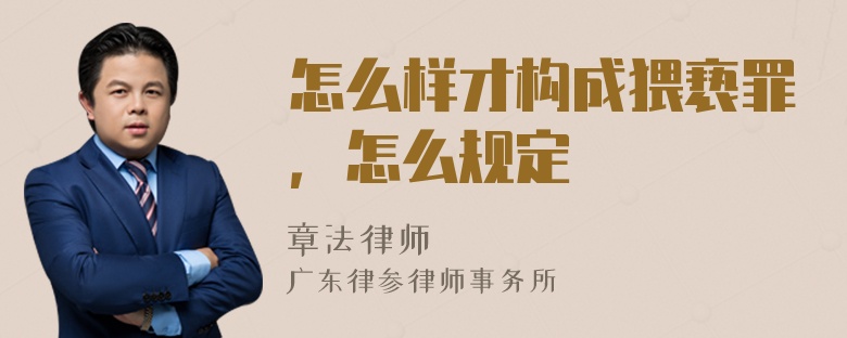 怎么样才构成猥亵罪，怎么规定