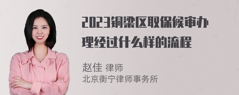 2023铜梁区取保候审办理经过什么样的流程