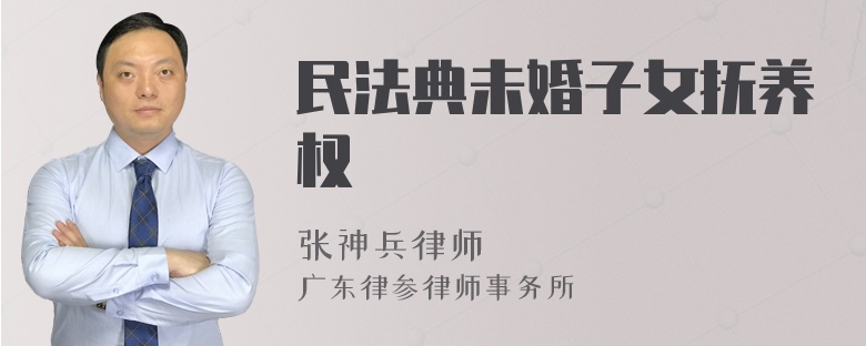 民法典未婚子女抚养权