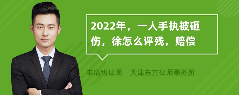 2022年，一人手执被砸伤，徐怎么评残，赔偿