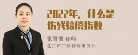 2022年，什么是伤残赔偿指数