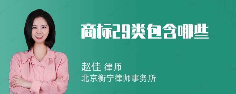 商标29类包含哪些