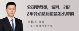 公司要裁员，请问，2022年劳动法赔偿是怎么算的