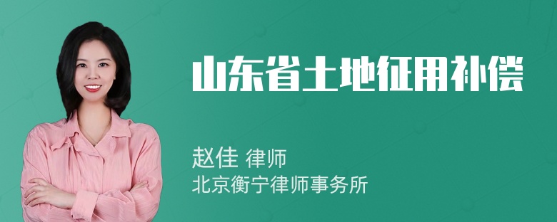 山东省土地征用补偿