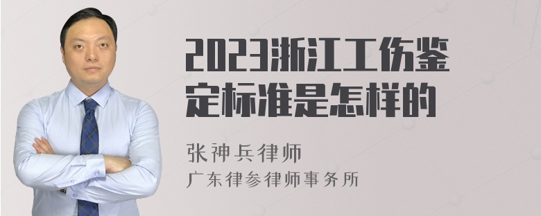 2023浙江工伤鉴定标准是怎样的