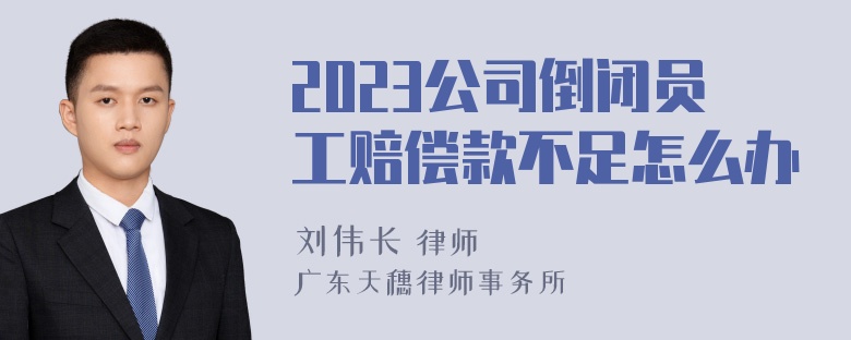 2023公司倒闭员工赔偿款不足怎么办