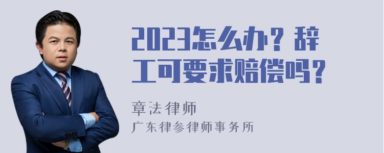 2023怎么办？辞工可要求赔偿吗？