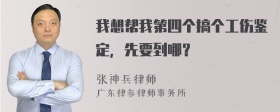 我想帮我第四个搞个工伤鉴定，先要到哪？