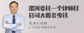 漯河委托一个律师打官司大概多少钱