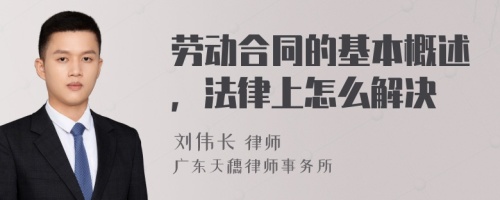 劳动合同的基本概述，法律上怎么解决