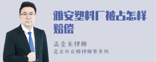 雅安塑料厂被占怎样赔偿