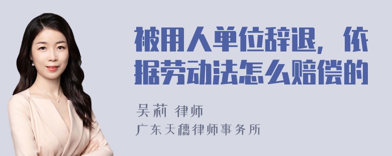 被用人单位辞退，依据劳动法怎么赔偿的