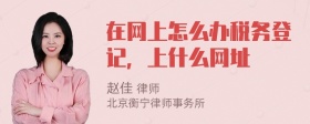 在网上怎么办税务登记，上什么网址