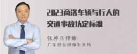 2023商洛车辆与行人的交通事故认定标准