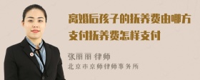 离婚后孩子的抚养费由哪方支付抚养费怎样支付