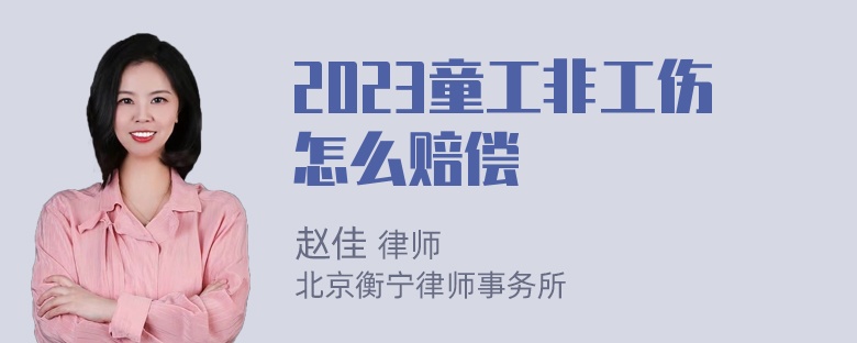 2023童工非工伤怎么赔偿