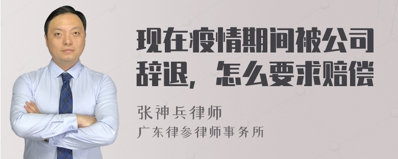 现在疫情期间被公司辞退，怎么要求赔偿