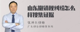 山东撤销权纠纷怎么样搜集证据