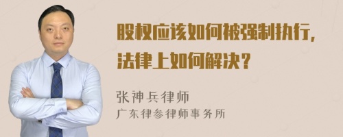 股权应该如何被强制执行，法律上如何解决？