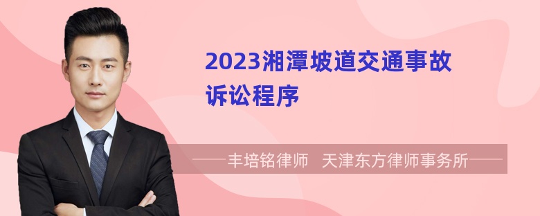 2023湘潭坡道交通事故诉讼程序