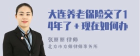 大连养老保险交了14年了＋现在如何办