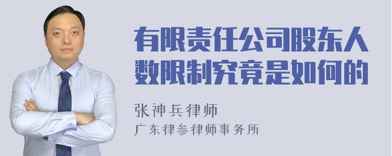 有限责任公司股东人数限制究竟是如何的