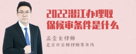 2022潜江办理取保候审条件是什么