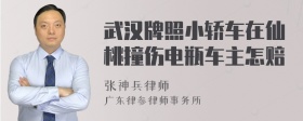 武汉牌照小轿车在仙桃撞伤电瓶车主怎赔