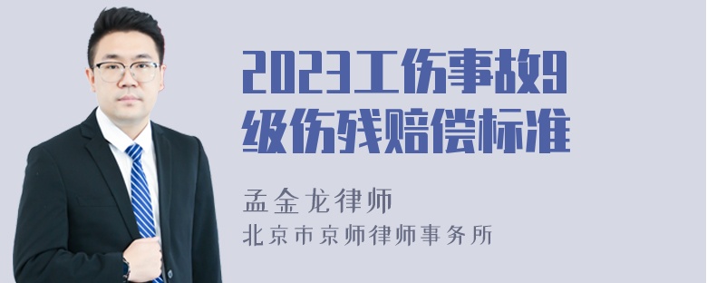 2023工伤事故9级伤残赔偿标准