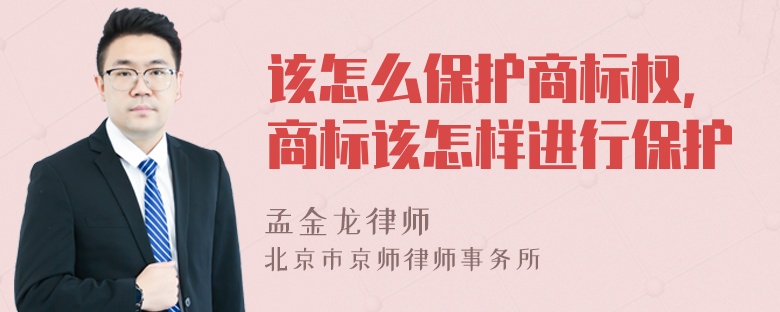 该怎么保护商标权，商标该怎样进行保护