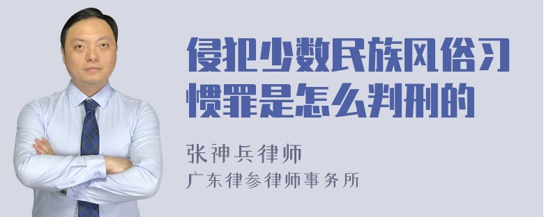 侵犯少数民族风俗习惯罪是怎么判刑的