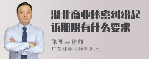 湖北商业秘密纠纷起诉期限有什么要求