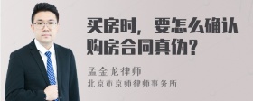 买房时，要怎么确认购房合同真伪？