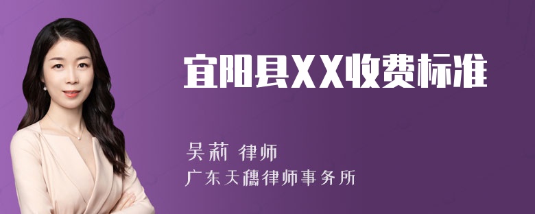 宜阳县XX收费标准