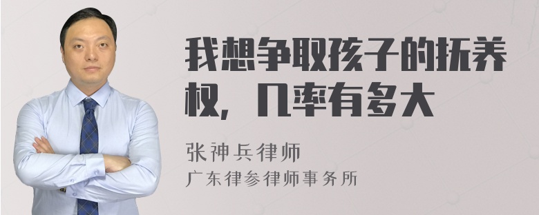 我想争取孩子的抚养权，几率有多大