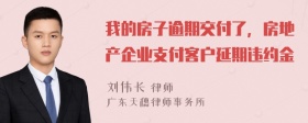 我的房子逾期交付了，房地产企业支付客户延期违约金