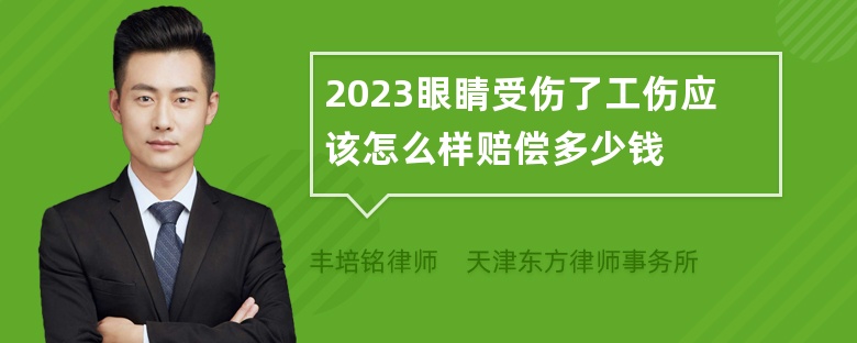 2023眼睛受伤了工伤应该怎么样赔偿多少钱