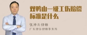 双鸭山一级工伤赔偿标准是什么