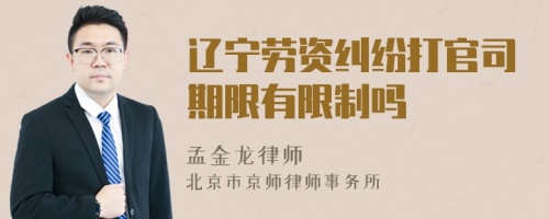 辽宁劳资纠纷打官司期限有限制吗