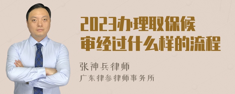 2023办理取保候审经过什么样的流程