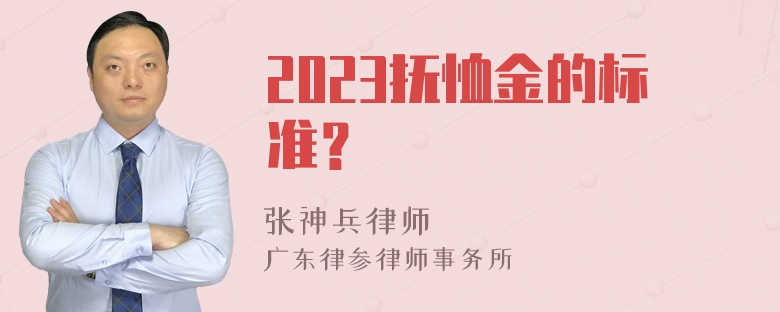 2023抚恤金的标准？